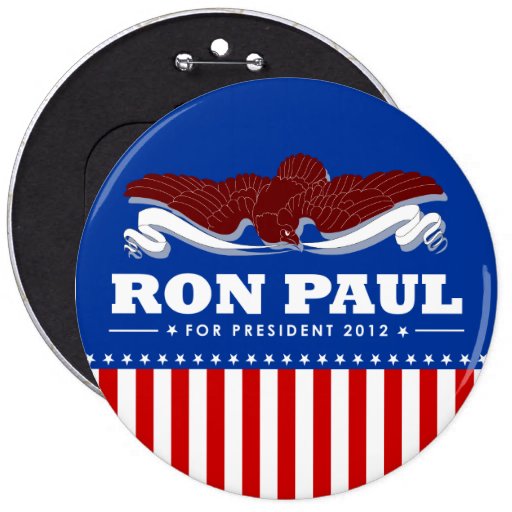 Ron Paul for President 2012 Pins