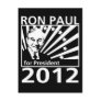 Ron Paul For President 2012 Postcard