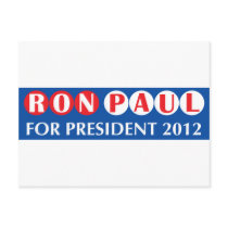 Ron Paul for President 2012 Postcard