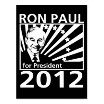 Ron Paul For President 2012 Postcard