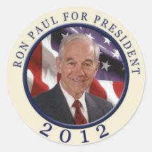 Ron Paul For President 2012 Sticker
