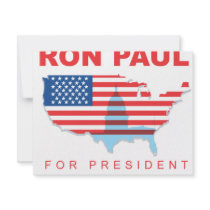 Ron Paul for President (3) Personalized Announcements