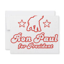Ron Paul for President (4) invitations
