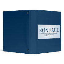 Ron Paul for President 3 Ring Binders