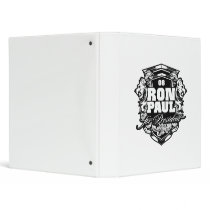Ron Paul for President 3 Ring Binders