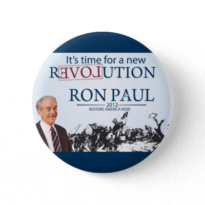 Ron Paul for President Pinback Buttons