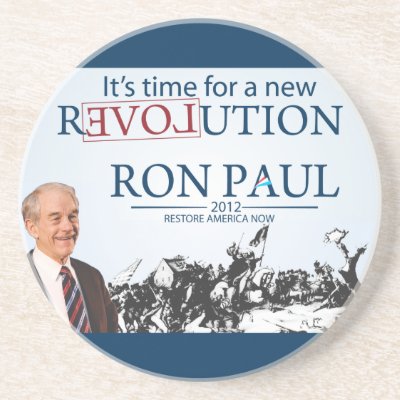 Ron Paul for President Drink Coaster