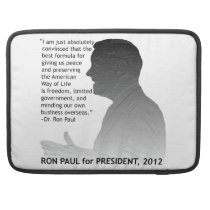 Ron Paul for President of the USA, 2012 Macbook Pro Sleeve
