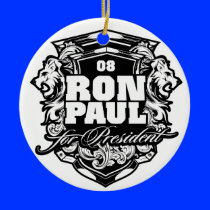 Ron Paul for President Christmas Tree Ornament
