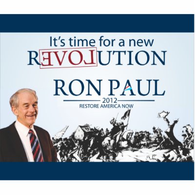 Ron Paul for President photo sculptures