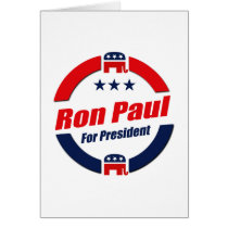 RON PAUL FOR PRESIDENT (Rep Cards
