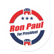 RON PAUL FOR PRESIDENT (Rep Stickers