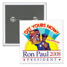 Ron Paul for President Retro Button