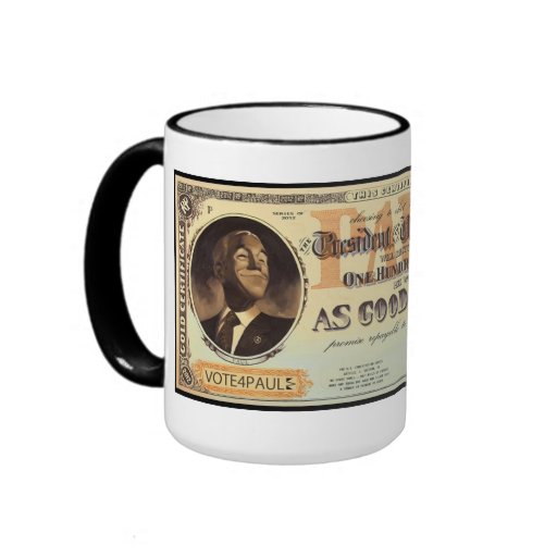 Ron Paul Gold Certificate Mug