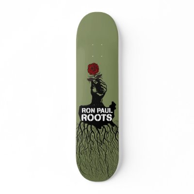 Ron Paul GrassRoots Skateboard Deck by Libertymaniacs