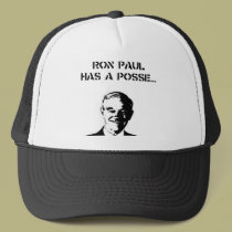 Ron Paul has a Posse trucker hat by Feanor7 Ron Paul has a Posse trucker hat