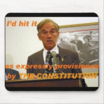 ron paul id hit it mousepad