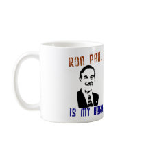 Ron Paul is my hero mugs