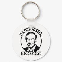 Ron Paul is my homeboy keychains