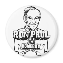 Ron Paul Is My Homeboy Refrigerator Magnet