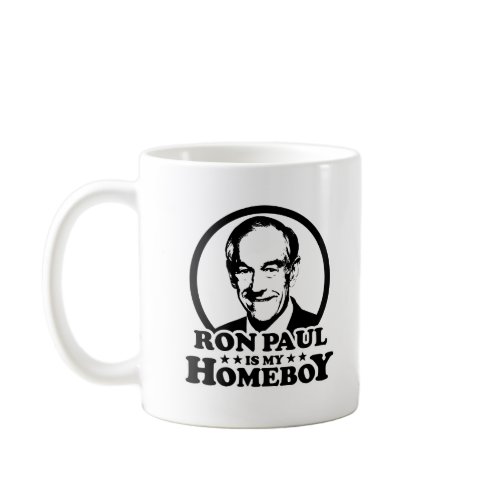 Ron Paul Is My Homeboy mug