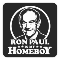 Ron Paul Is My Homeboy Sticker