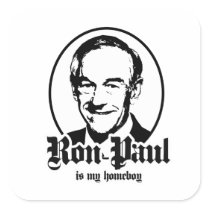 RON PAUL IS MY HOMEBOY STICKERS