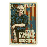 Ron Paul Just Begun Premium Magnet