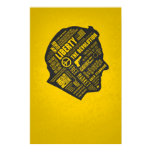 Ron Paul Libertarian Abstract Thought Poster No MJ posters