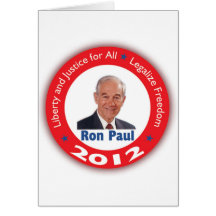 Ron Paul: Liberty and Justice for ALL Card