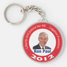 Ron Paul: Liberty and Justice for ALL Key Chains