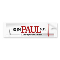 Ron Paul, M.D. Bumper Stickers