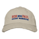 RON PAUL OCCUPY WASHINGTON EMBROIDERED CAP BASEBALL CAP
