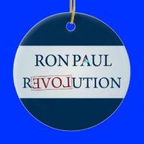 Ron Paul Christmas Tree Ornaments