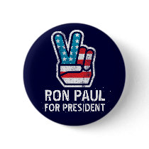 Ron Paul Peace Button