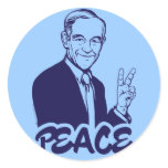 Ron Paul Peace Stickers