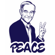 Ron Paul Peace T-Shirt shirt