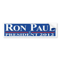Ron Paul President 2012 Bumper Sticker