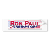 Ron Paul President 2012 Bumper Stickers