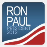 Ron Paul President 2012 Square Sticker