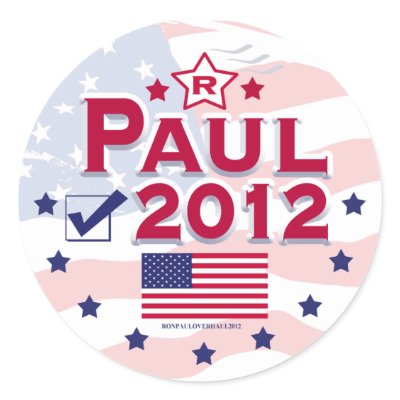Ron Paul President 2012 Sticker by RonPaulOverhaul2012