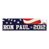 Ron Paul President in 2012 Bumper Sticker bumpersticker