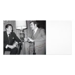 Ron Paul &amp; Reagan Customizable Card Picture Card