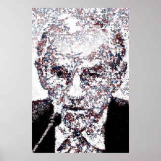 Ron Paul Red White and Blue Stars Mosaic 01 - post