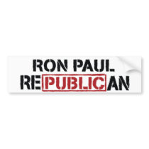 Ron Paul Republican Bumper Sticker