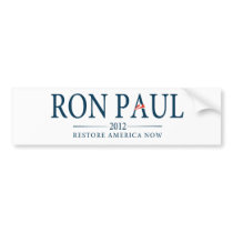 Ron Paul Restore America Now Bumper Sticker