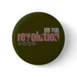 ron paul, revolution, 2008 pinback button