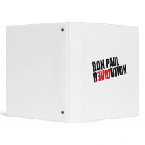 RON PAUL REVOLUTION VINYL BINDER