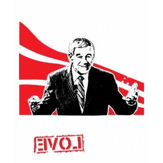 Ron Paul Revolution Black T-Shirt Female shirt