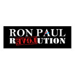 Ron Paul Revolution Bookmark Business Card